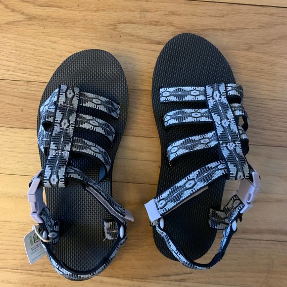 Teva 8 Dorado Canyon Black Iris Gladiator Sports Water Sandals Outdoors Tribal - Picture 5 of 12